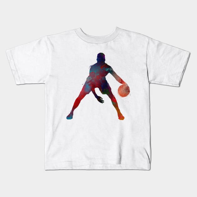 basketball player #basketball #sport Kids T-Shirt by JBJart